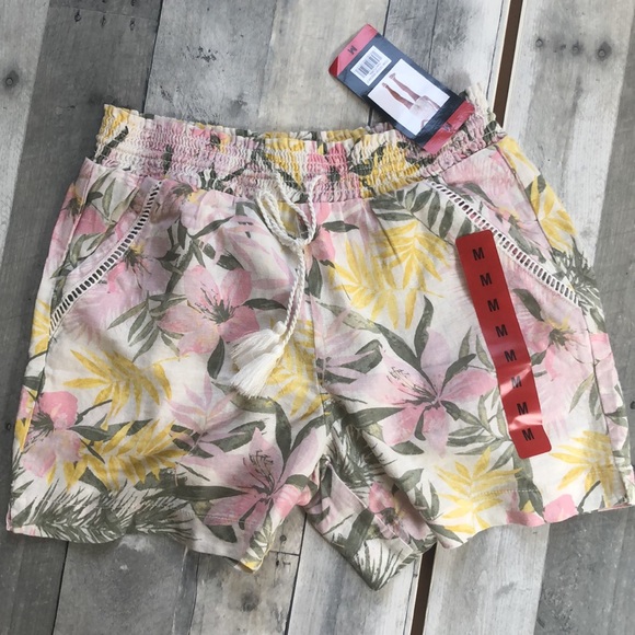 Briggs linen floral shorts - Picture 2 of 5
